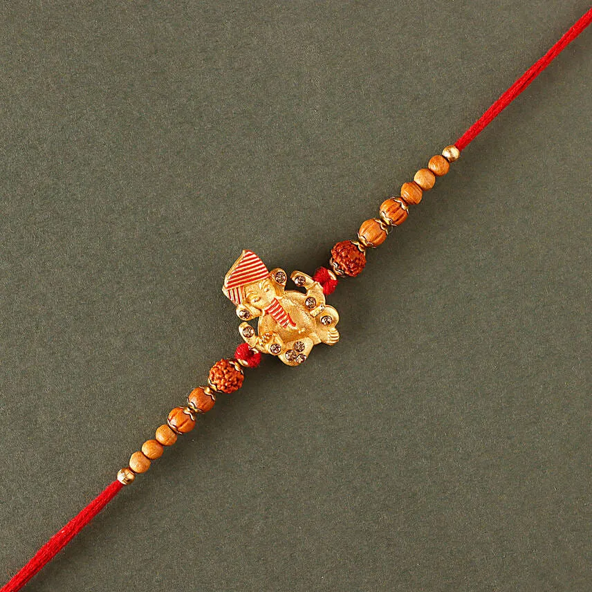 Sneh Antique Ganesha Rakhi & Milk Cakes