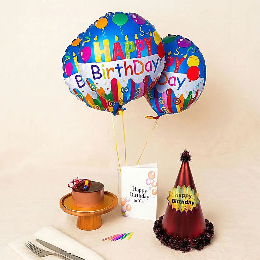 Birthday Wishes Gift Arrangement