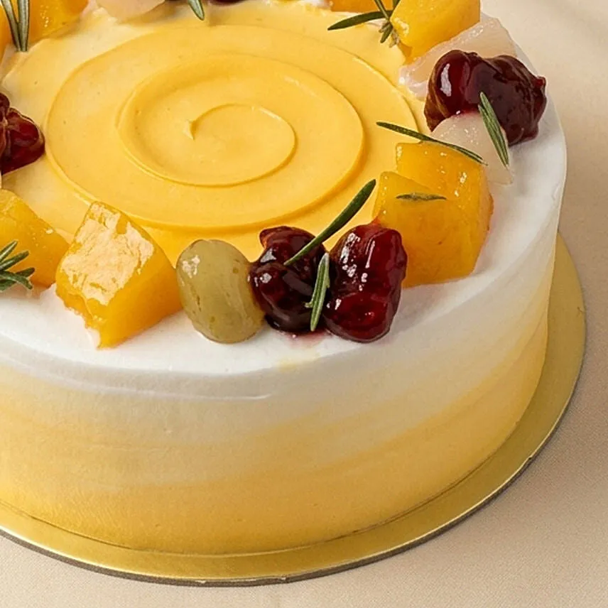 Chantilly Fruit Cake For Birthday 6 inches