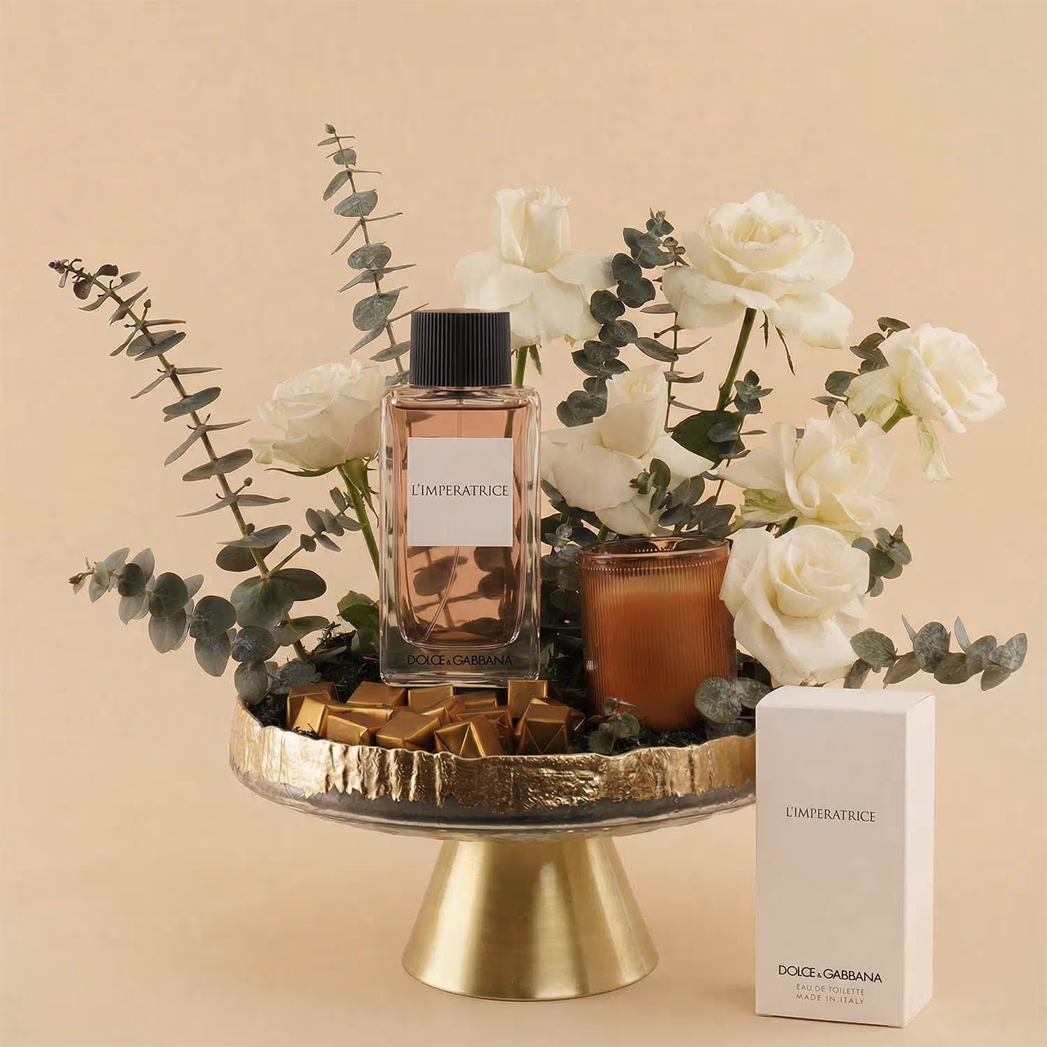 ورد ابيض و عطر دولتشي اند غابانا لايمبيراتريس 3 للنساء