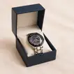 Titan Men's Watch Luna Sun Moon Phase n Flower Box