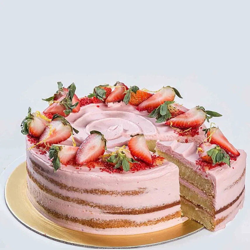 Raspberry Lemonade Cake 8 inches