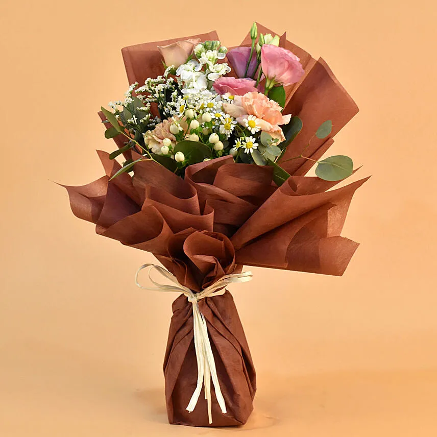 Splendid Mixed Flowers Bouquet