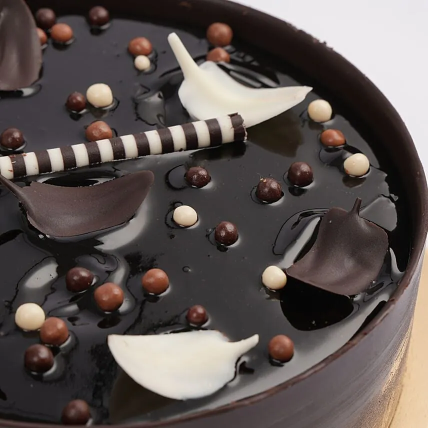 Heavenly White Dark Fudge One Cake