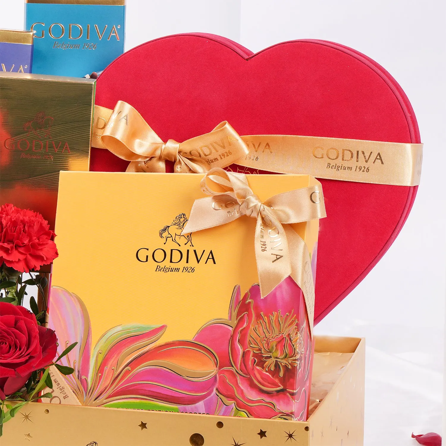 Godiva n Roses Hamper