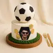 Kickoff Kids Photo Cake - Chocolate