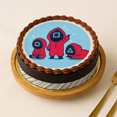 Squid Squad Celebration Cake Perfect for Fans!
