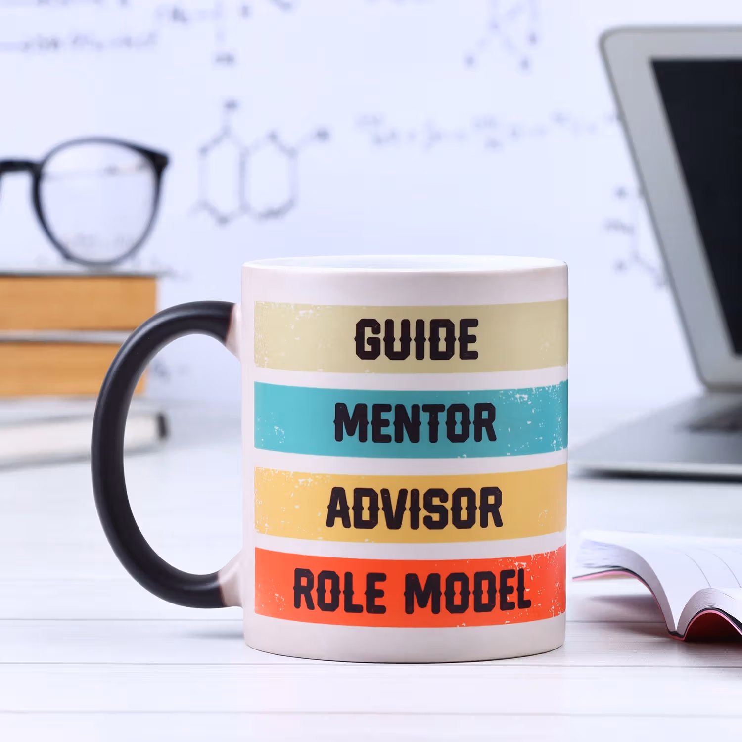Teacher's Inspirational Magic Mug - Guide, Mentor, Advisor, Role Model