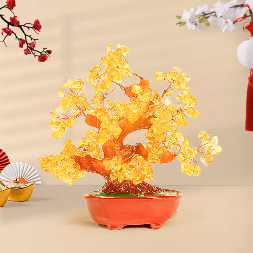 Colorsheng 7 Inch Quartz Crystal Money Tree 7 Inches