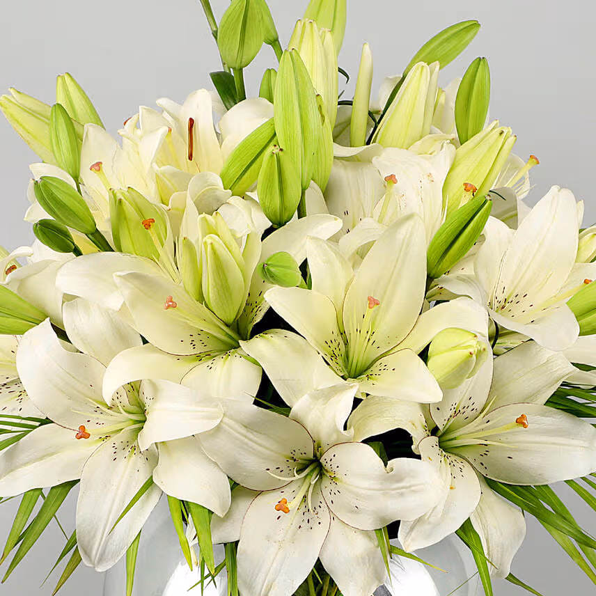 Lilies Happiness Arrangement With Ferrero Rocher
