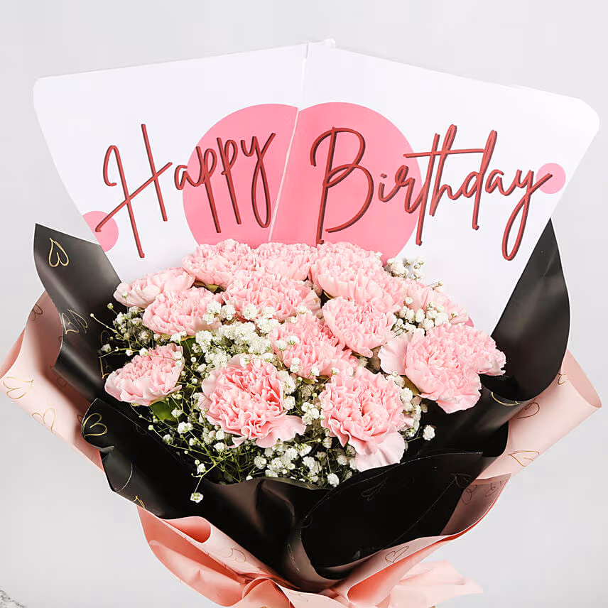 Joyful Birthday Carnation