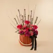 SAR1000 and Flower Arrangement Gift Basket