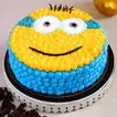 Minions Theme Black Forest Cake