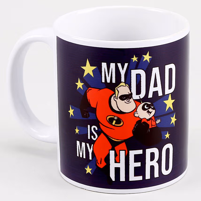 My Dad Is My Hero Printed Mug