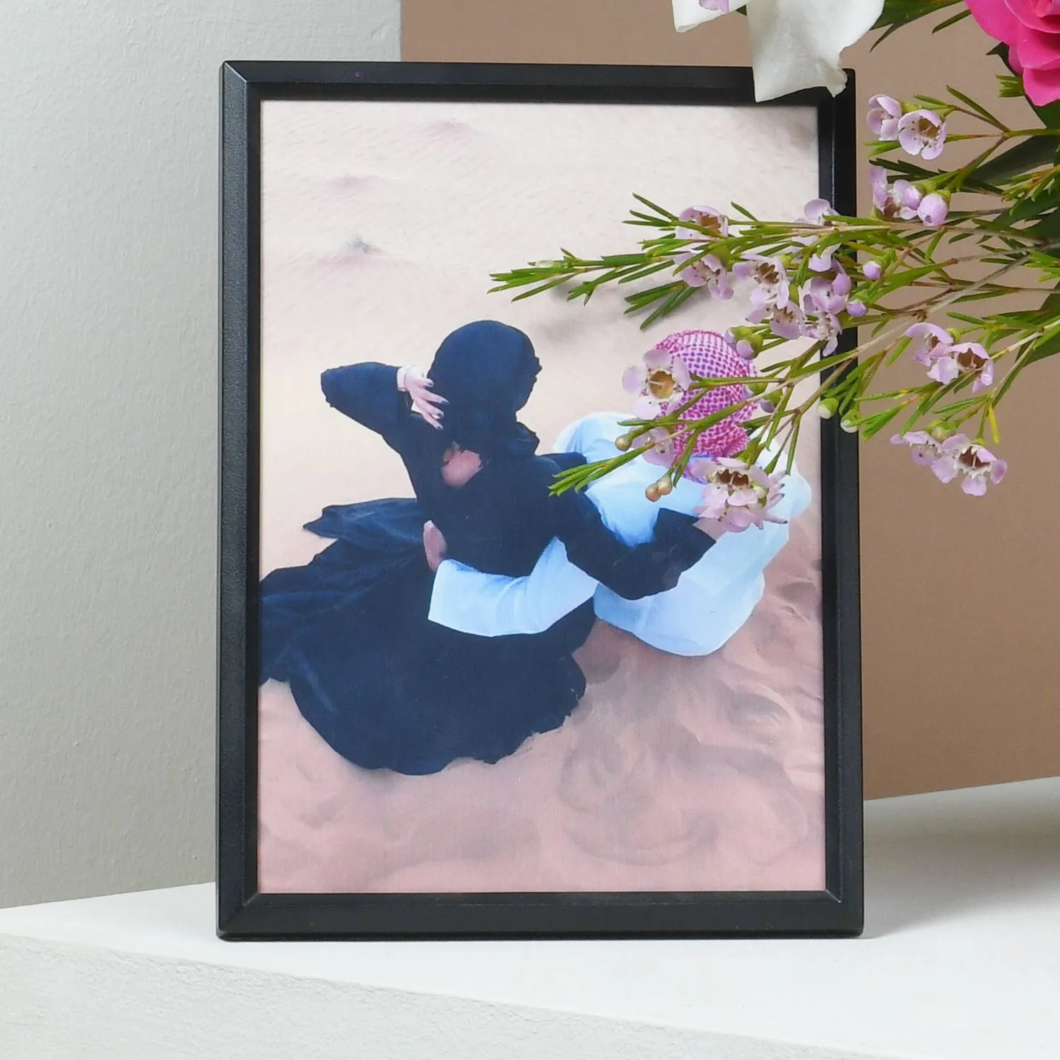 Luxurious Romantic Anniversary Floral Arrangement with Personalized Touch
