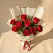 Elegant Valentine's Day 9 Red Roses - Bouquet