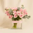 Pink Spray Rose Vase - Flowers