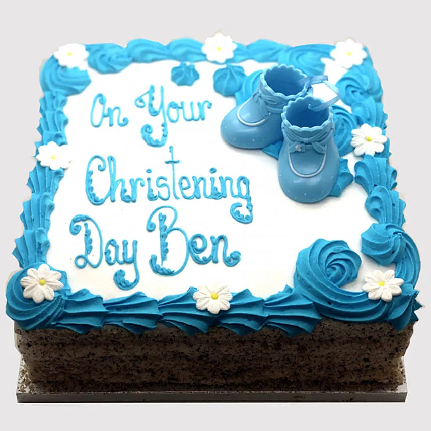 Designer Christening Cake
