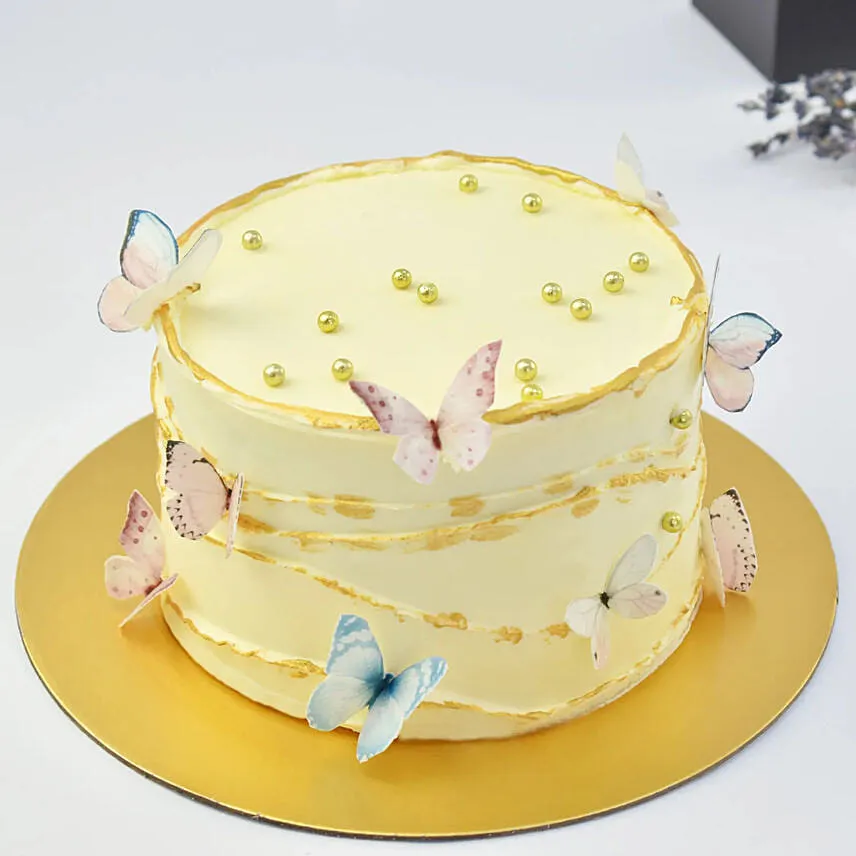 Best Wishes Butterfly Chocolate Cake