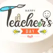 Happy Teachers Day Cake - 500 gm