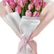 Blissful Pink Tulips Bouquet