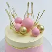 Elegant Romantic Blush Cake - Exquisite Red Velvet Delight