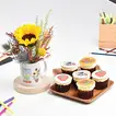 Heartfelt Teachers Day Gift Combo - Blooming Mug & Chocolate Cupcake Delight