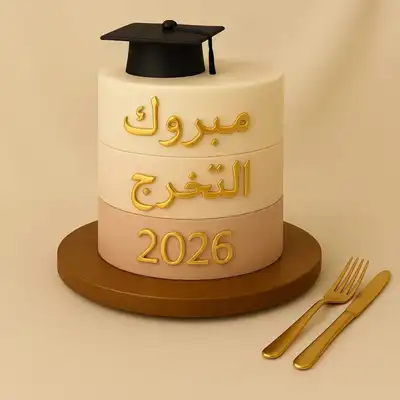 Mabrook Graduation Torte - 2 Kg / Vanilla