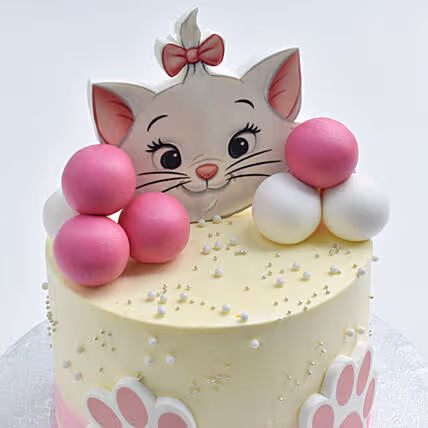 Delightful Kitty Cat Cake - Perfect Chocolate Treat for Cat Lovers