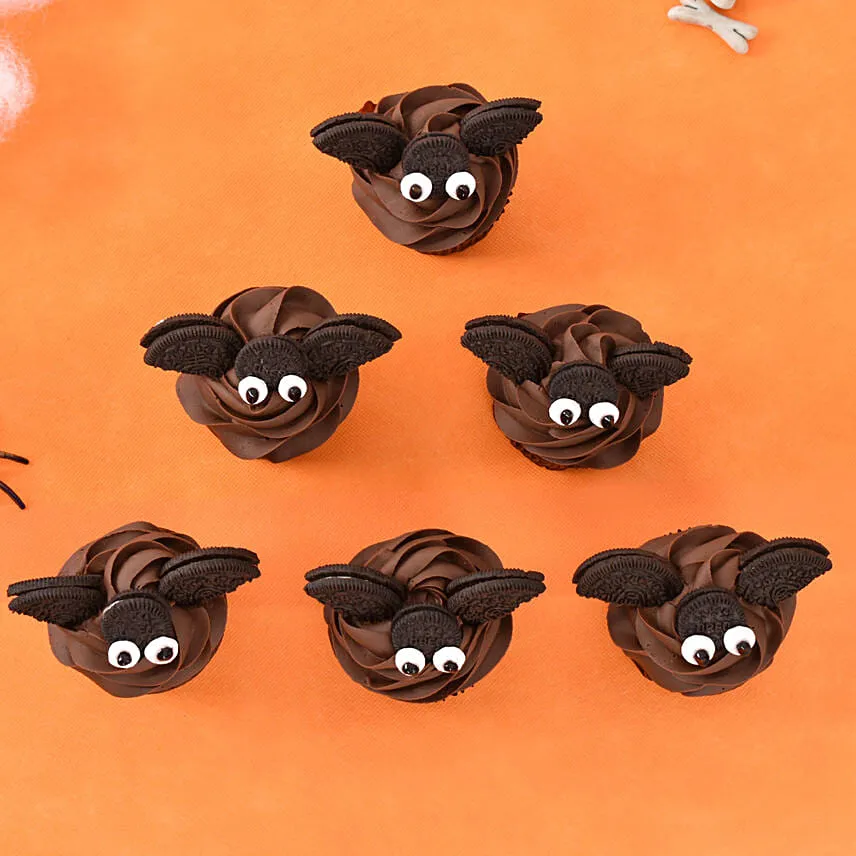 Bat Theme Cupcakes
