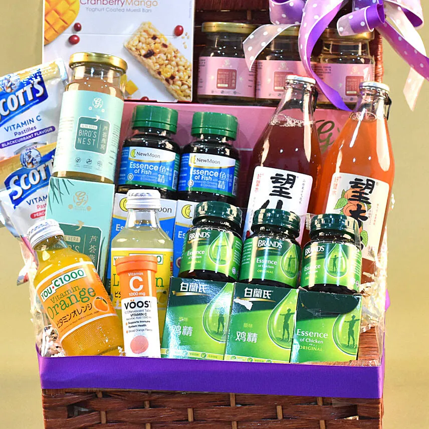 Delightful Treats Rectangular Straw Basket