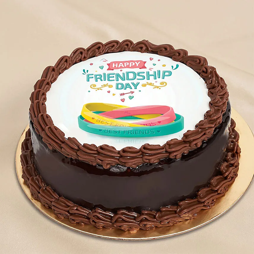 Friendship Day Wishes Cake