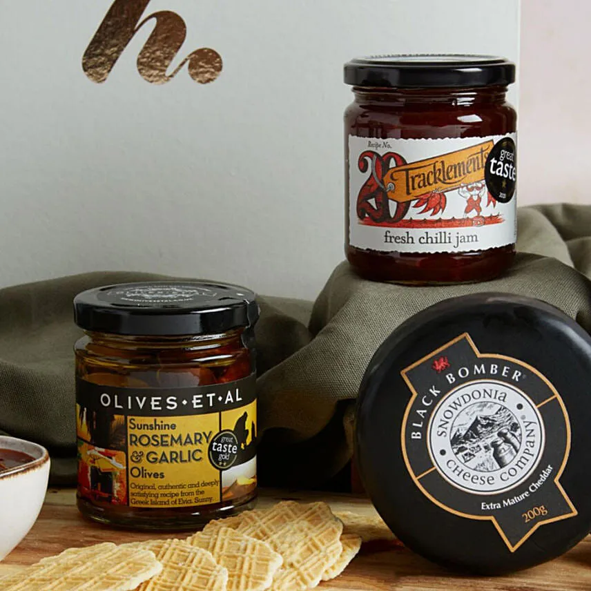 Gourmet Cheese And Wine Gift