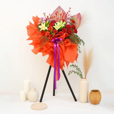 Grand Opening Lucky Flower Stand
