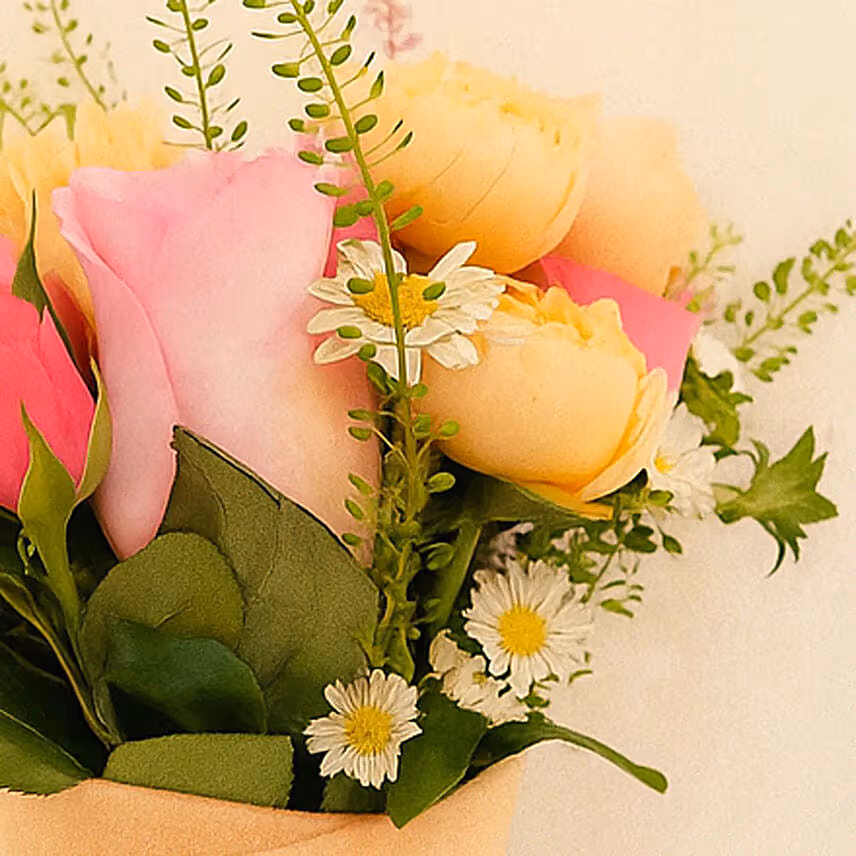 Smiley Mini Jellycat Pastel Bouquet