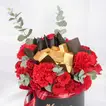 Exquisite Floral Chocolate Bliss for Valentine's Day