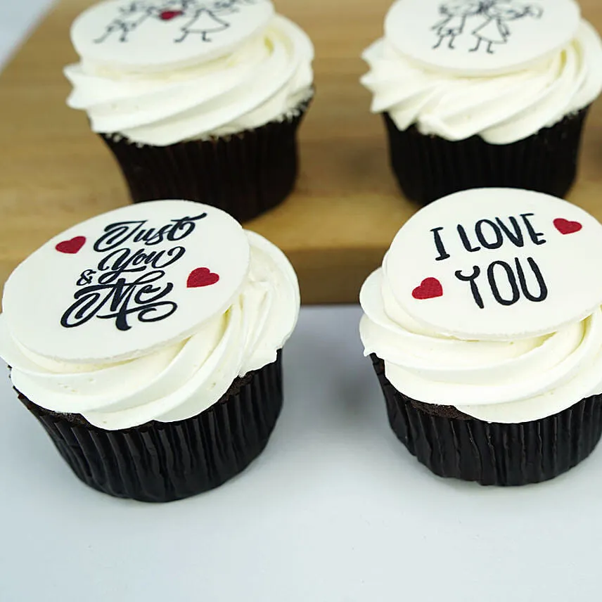 Sweetness of Love Cup Cakes