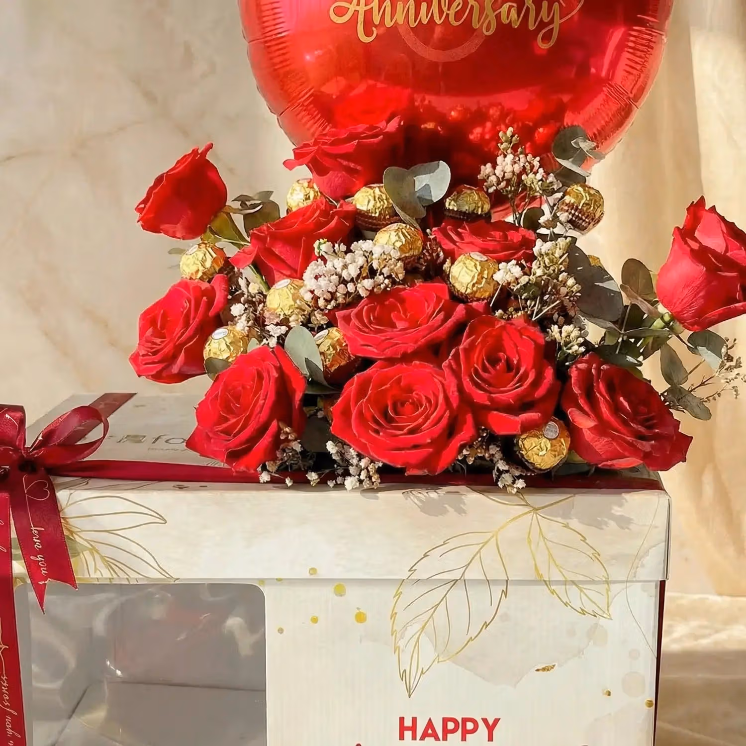 Romantic Scarlet Anniversary Gift Set