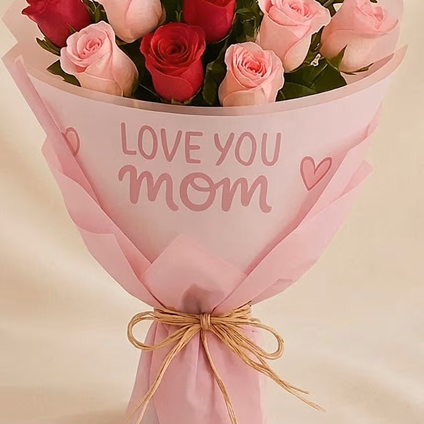 Mothers Love Rose Hand Bouquet
