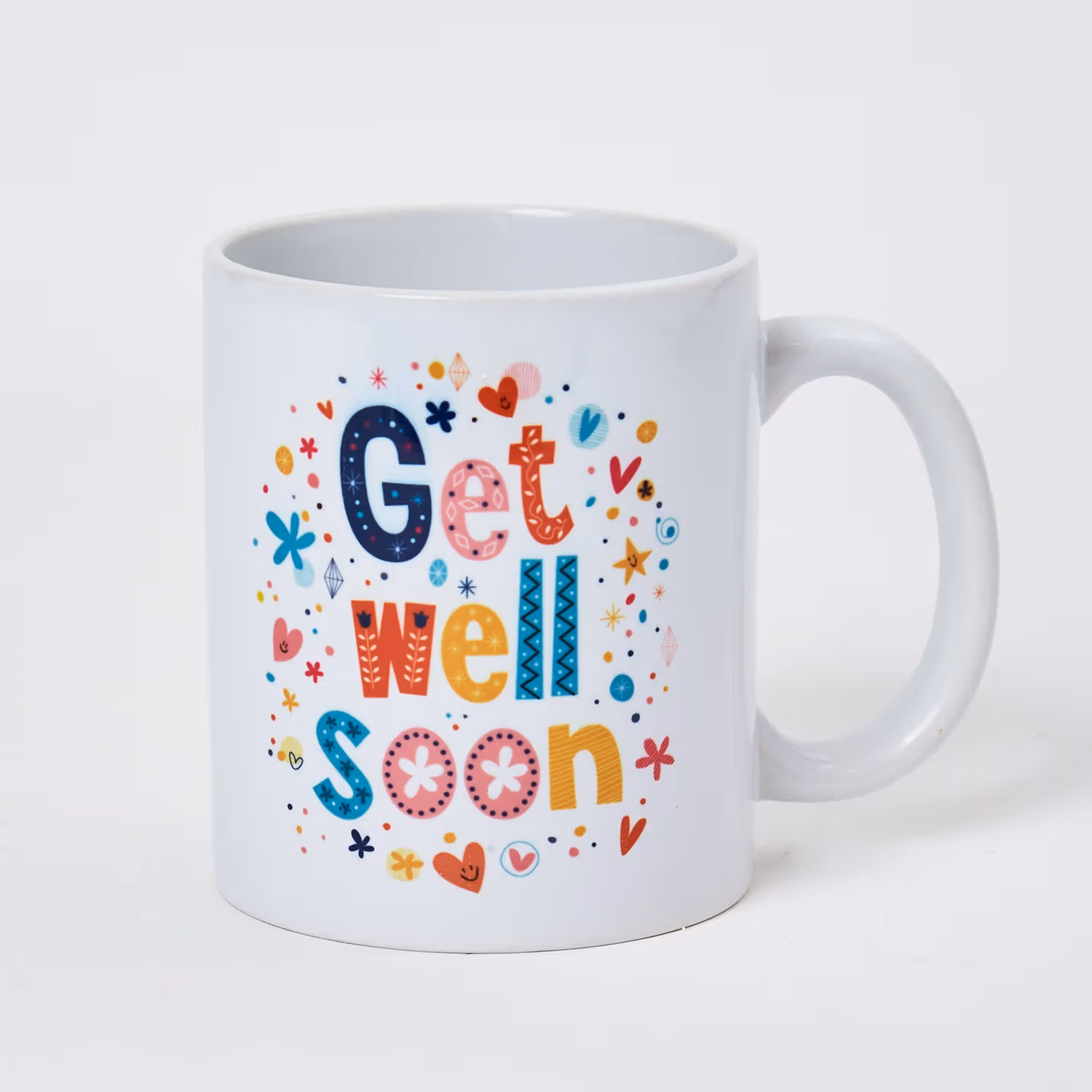 Cheerful Get Well Soon Cushion and Mug Combo Gift Set