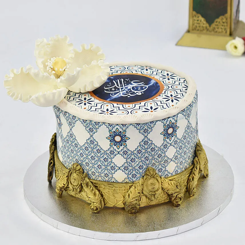 Eid Blessings Premium Vanilla Cake