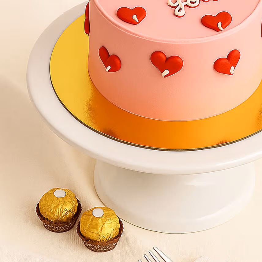 Red Velvet Mono Cake 4 Inch