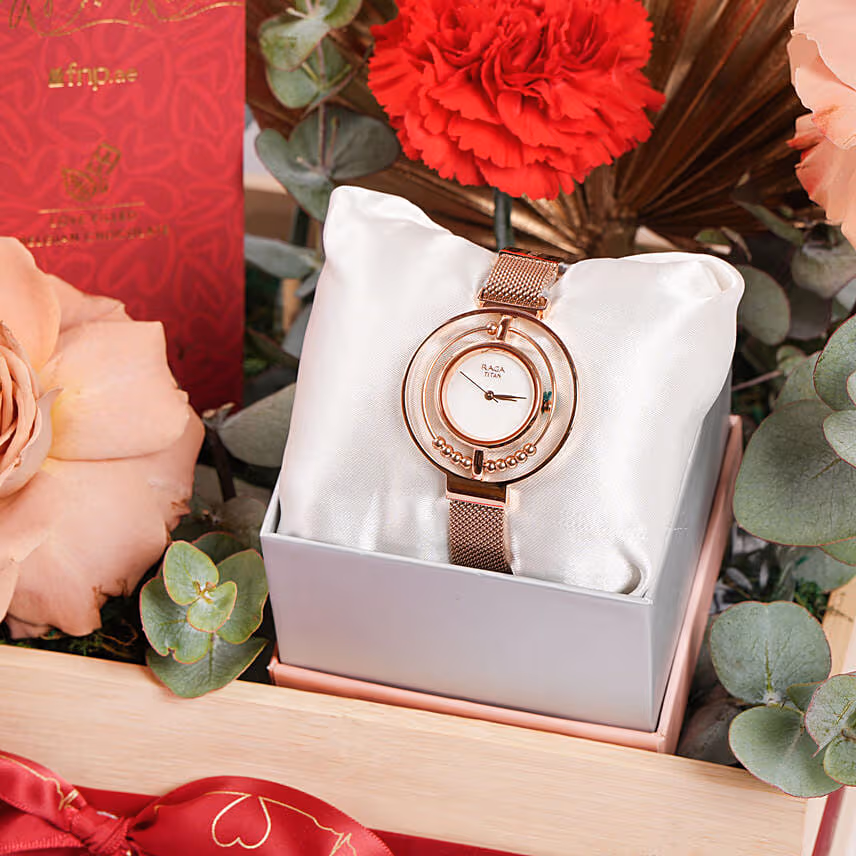 Timeless Bloom & Shine Hamper for Vday