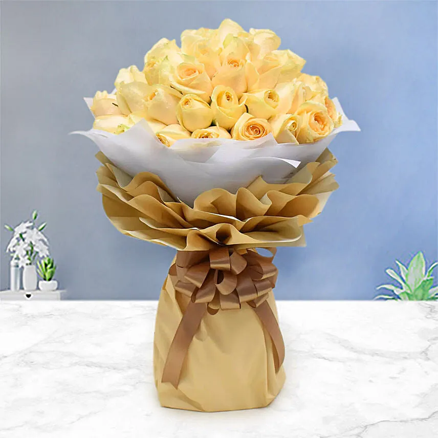 Majestic 50 Peach Roses