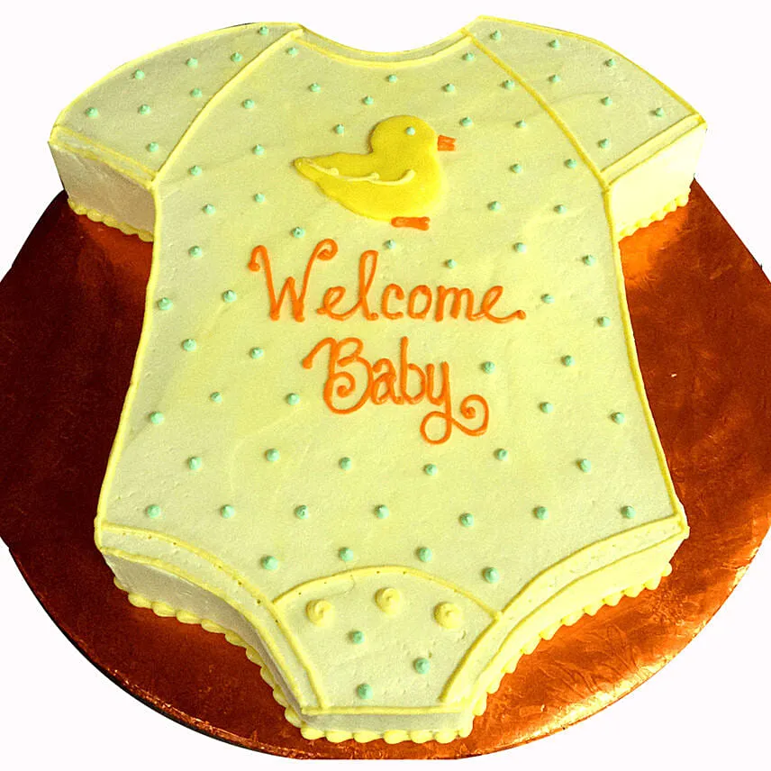 Baby Romber Shaped Strawberry Cake