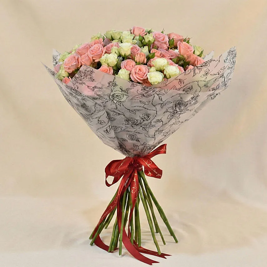 Joy of Love Spray Roses Bouquet for Vday