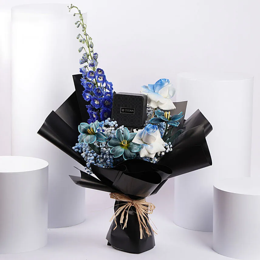 Titan Classique Slimline Watch N Flowers For Him