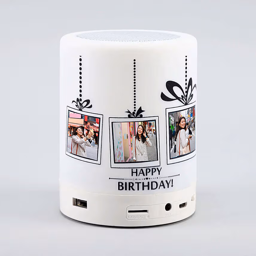 Personalised LED Birthday Speaker