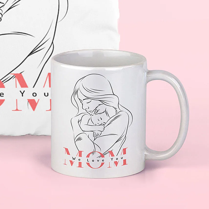 Mother's Day Mothers Love Cushion And Mug