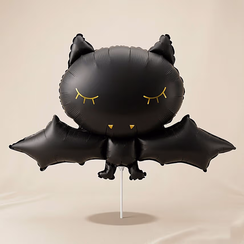 Black Bat Foil Balloon 32 x 20 inch